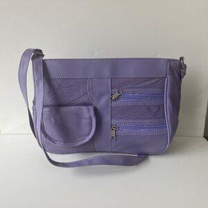 Lavender vegan handbag